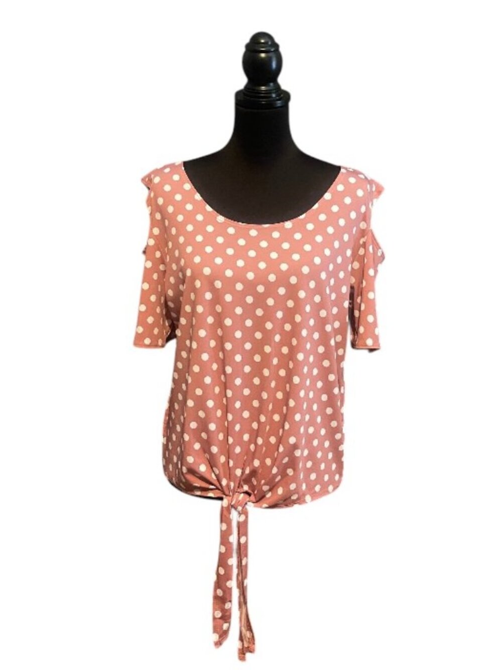 POLKA DOT BLOUSE